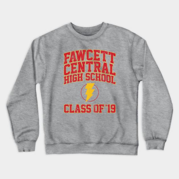 Fawcett Central High School Class of 19 Crewneck Sweatshirt by huckblade